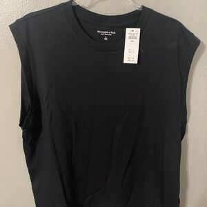 Abercrombie & Fitch Classic Black Muscle Tee